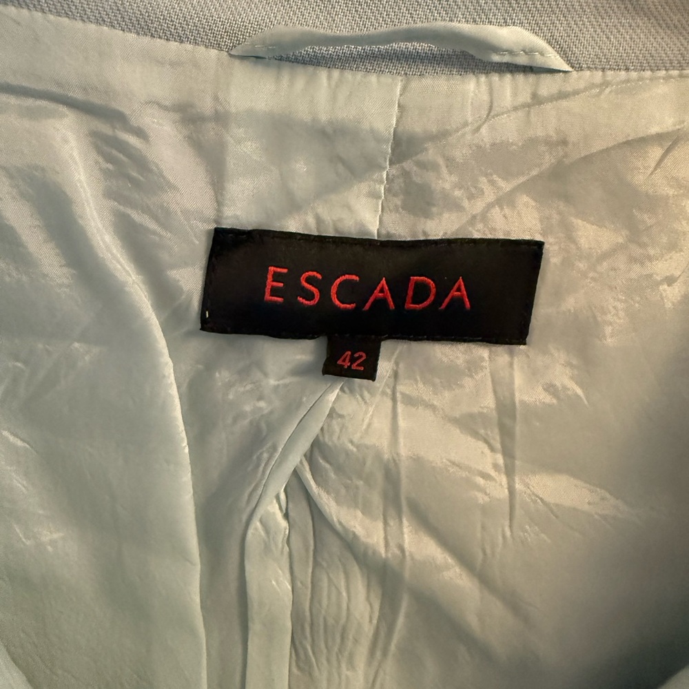 Escada Sky Blue 2-piece jacket and skirt set